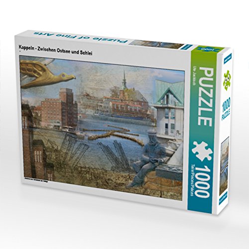 CALVENDO Puzzle Kappeln - Zwischen Ostsee und Schlei 1000 Teile Lege-Größe 64 x 48 cm Foto-Puzzle Bild von Ute Jackisch