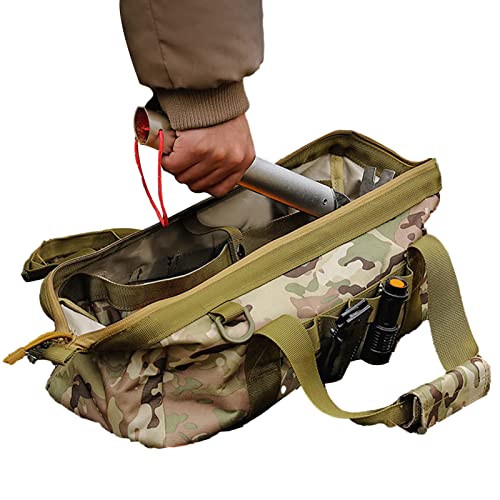 WOTEG Rucksack Duffle Bags, wasserdichte Reisetasche, tragbare Gepäcktasche, verschleißfeste Nagelaufbewahrungstasche, multifunktionale, robuste Camping-Werkzeugtaschen für Heringe, Nägel und Hämmer