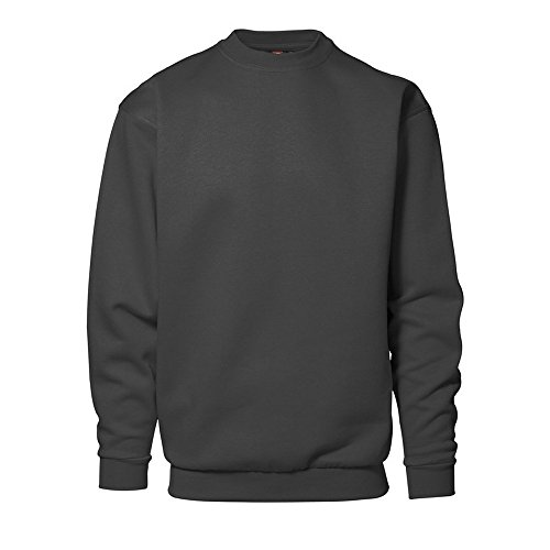 Klassisches Herren Sweatshirt von ID (XL, Koks)
