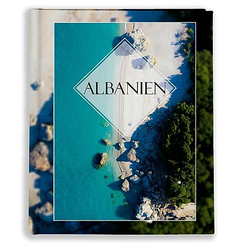 Urlaubsfotoalbum 10x15: Albanien, Fototasche für Fotos, Taschen-Fotohalter für lose Blätter, Urlaub Albanien, Handgemachte Fotoalbum