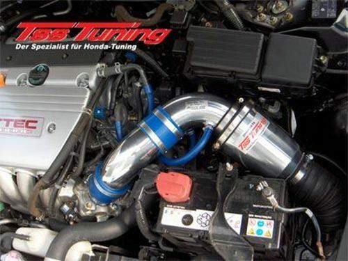 Speed Air Intake System kompatibel mit Honda Accord CL7 Schwarz Sportluftfilter