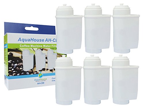6x AquaHouse AH-CBI Kompatibel Wasserfilterpatrone für Bosch Neff Siemens Gaggenau Kaffeemaschinen TZ70003 TCZ7003 467873 575491