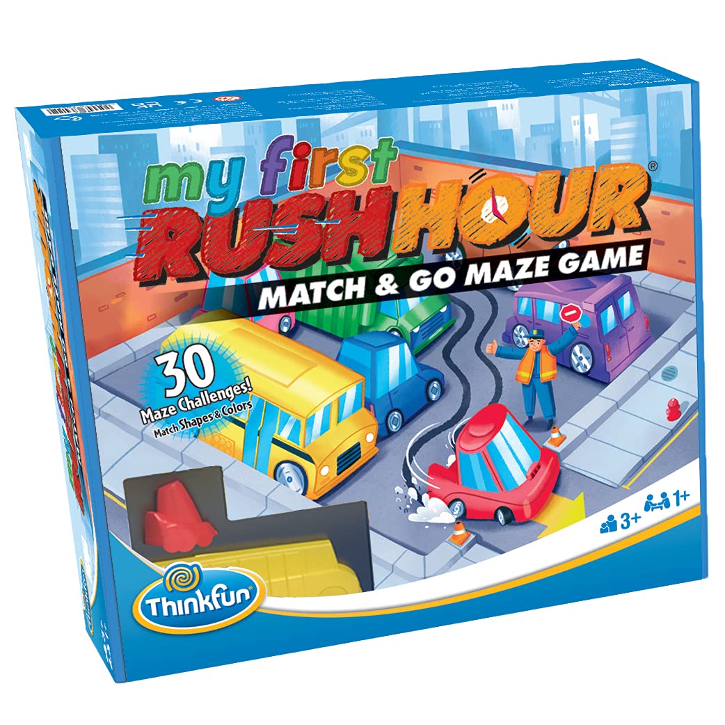 Thinkfun My First Rush Hour Brain Game and Stem Toy for Kids Age 3 Years Up - Educational Activities
