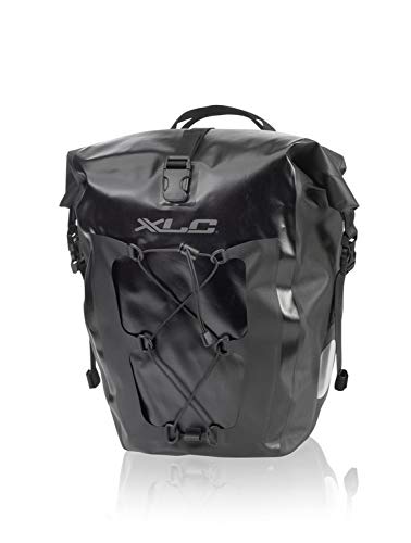 XLC Unisex - Erwachsene Einzeltaschenset wasserdicht Packtasche, schwarz, 1size