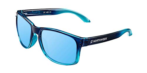 NORTHWEEK Unisex-Erwachsene Bold Sonnenbrille, Mehrfarbig (Azul), 52