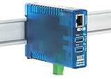 Wiesemann & Theis USB Server Megabit | Dongle Device Server | USB Over Ethernet Adapter (1x LAN, 2X USB 2.0 HighSpeed) | Hutschiene | Netzteil inkl.
