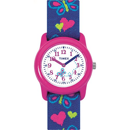 Timex Mädchen-Armbanduhr Analog Textil T89001
