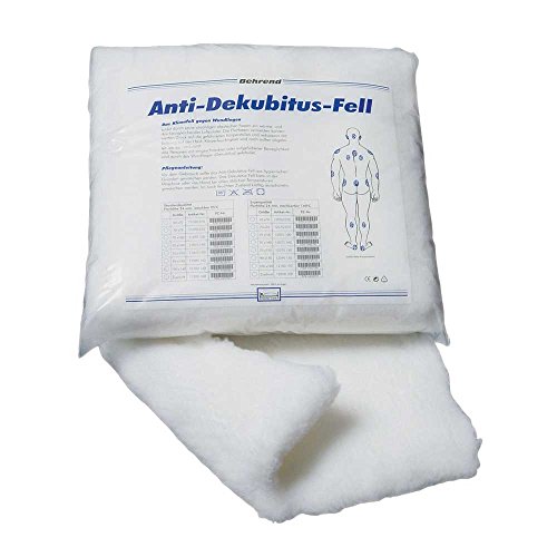 Behrend Anti-Dekubitus-Fell normal, Durchliegeschutz Klimafell Fellauflage, 90x170cm