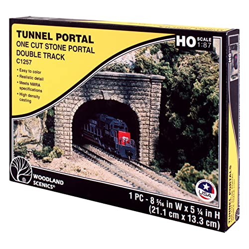 Woodland Scenics WS 1257 Ho Tunnel Portal-Cut Stone Double