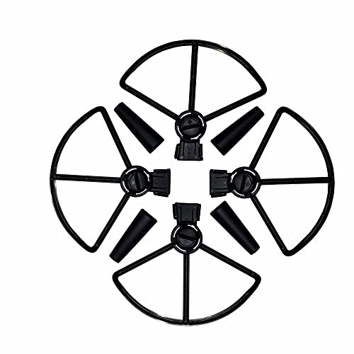 Zubehör für Drohnen 4pcs Propeller Guard Anti Crash for DJI Spark Drone 4730 Blade Bumper Protector Ersatzteile abnehmbares Fahrwerk Zubehör (Color : Black)