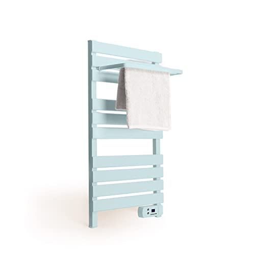 CREATE / WARM Towel 500W / Elektrischer Badheizkörper Blau mit Regal / 96,9x55x5cm / Thermostat, geringer Verbrauch