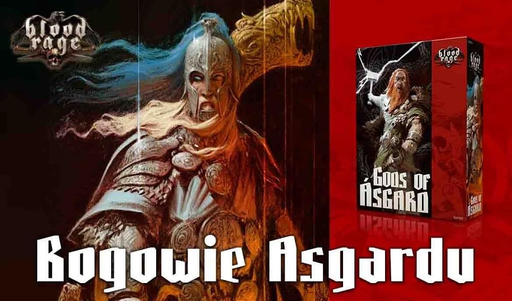 CMON | Blood Rage – Die Götter von Asgard | Erweiterung | Expertenspiel | Strategiespiel | 2-4 Spieler | Ab 14+ Jahren | 90+ Minuten | Deutsch