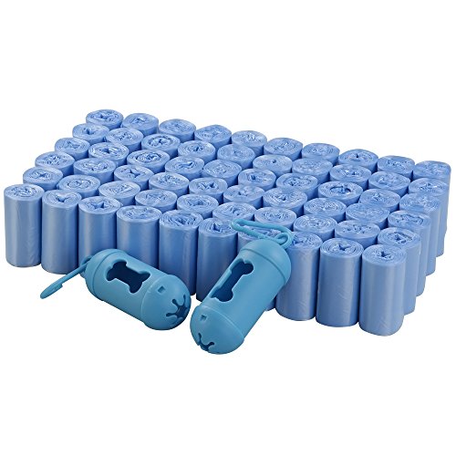 hommp Poop bags-dog-Kotbeutel, 60 Rollen/1200 Taschen, geruchloses + 2 Spender