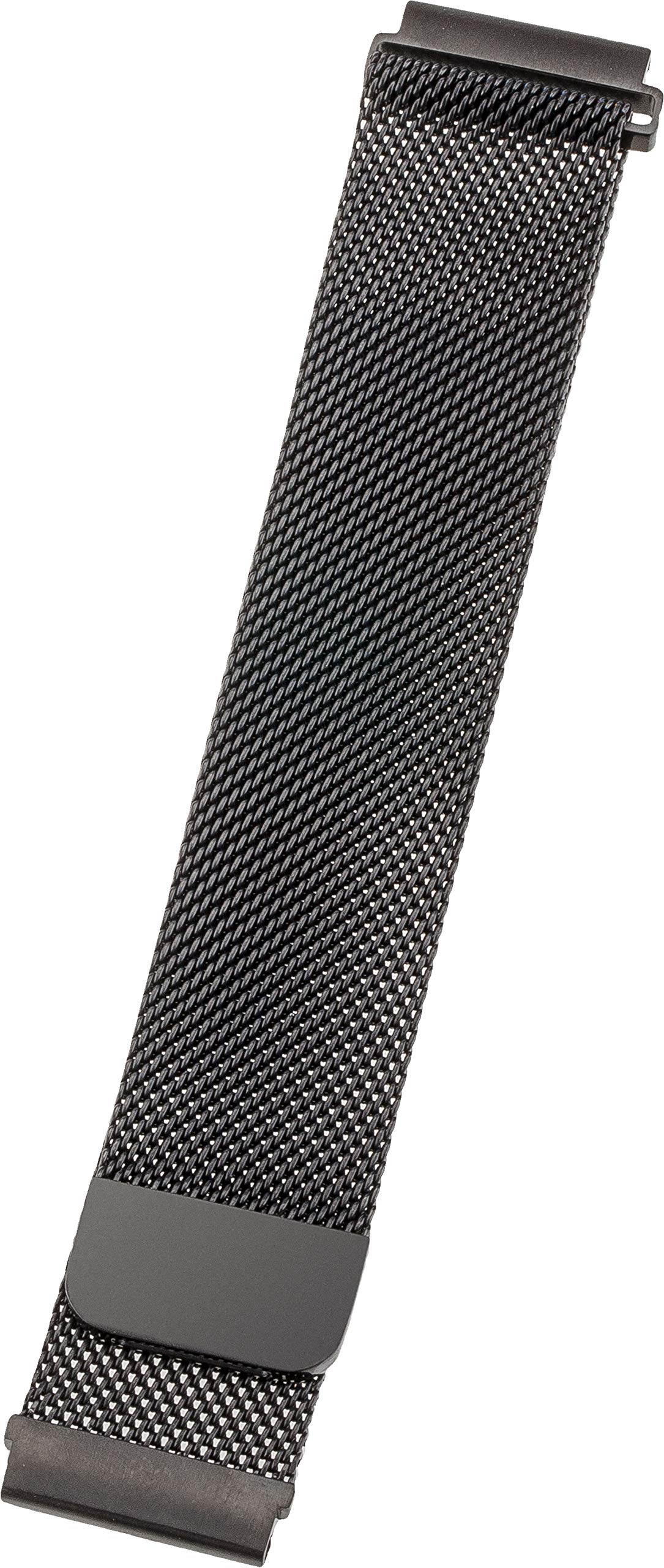 Peter Jäckel Armband 20mm Milanaise Black 17659, Schwarz