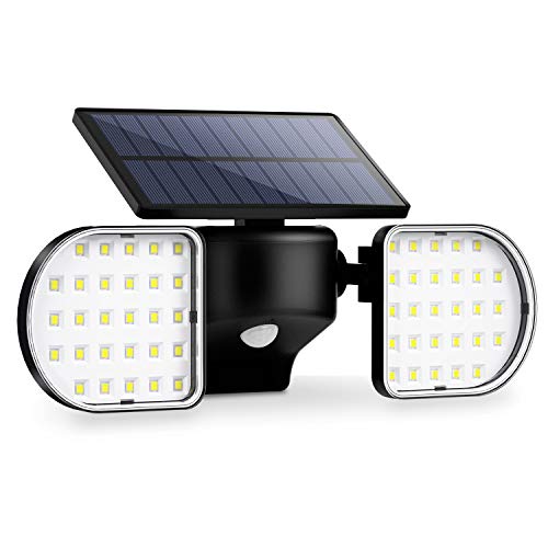 OUSFOT Solarlampen für Außen mit bewegungsmelder 56 LEDs Solarleuchten Garten Wasserdicht IP65