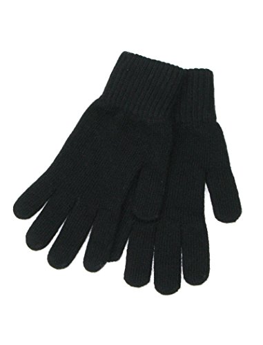 LOVARZI Damenhandschuhe aus Wolle Schwarz handschuhe für Frauen - Wollehandschuhe