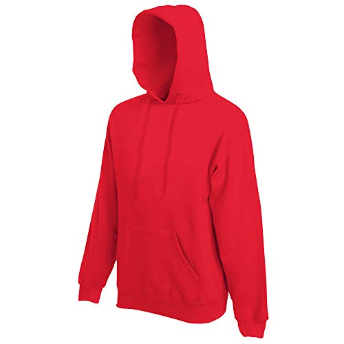 Classic Hooded Sweat - Farbe: Red - Größe: S