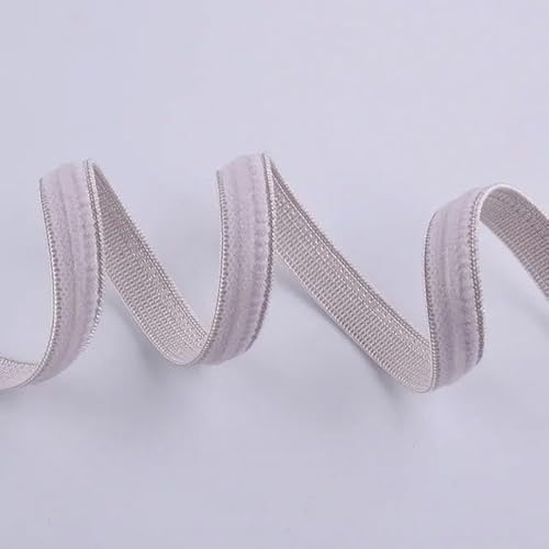5/10/20M 10mm rutschfeste Gummibänder für Unterwäsche BH Silikonband Gummi Stretchband DIY Kleidungsstück Nähzubehör-1024-10mm-20Meters