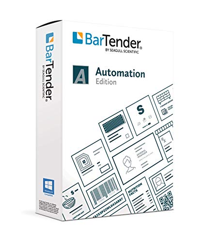 Seagull Bartender Automation: Appl. License + 5 Printers (incl. 3, BTA-5-3YR