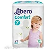 Libero Comfort 7 – Kinder von 16 bis 26 kg – Behälter-168 Windeln