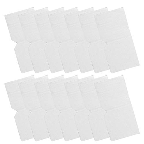 VILLCASE 100 Stück Verstellbarer Papp- Eckschutz Bilderrahmen Papp- Eckschutz für Kunstgemälde Papierstapel Fotos 17X9cm