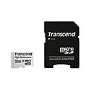 Transcend Hochbelastbare - Flash-Speicherkarte (microSDHC/SD-Adapter inbegriffen) - 32 GB - UHS-I U1 / Class10 - SDHC 2