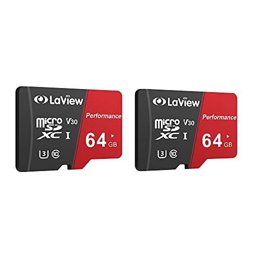 LaView 64 GB Micro-SD-Karte, 2 Stück