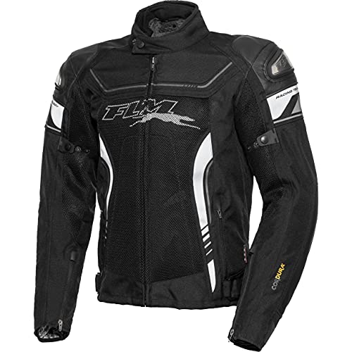 FLM Motorradjacke mit Protektoren Motorrad Jacke Sports Leder-/Textiljacke 3.1 schwarz XL, Herren, Sportler, Ganzjährig