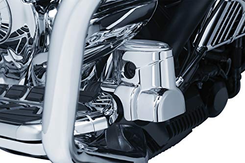 Kuryakyn 5180 Motorrad Accent Zubehör: Hinterrad-Hauptzylinderabdeckung für 2014–17 indische Motorräder, Chrom