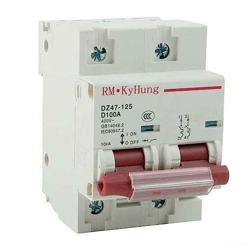 HpLive 125A Schutzschalter 2P AC MCB 600V 125A 100A 80A Schutzschalter für PV System Batterie Hauptschalter