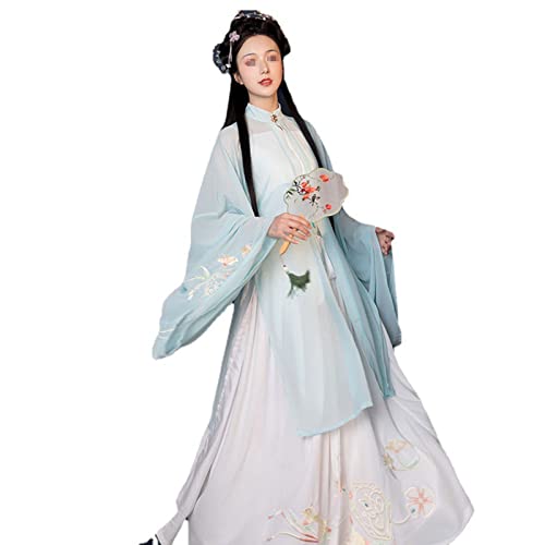 Traditionelle chinesische Kleidung, alte chinesische Art Mode Damenbekleidung Cosplay Kostüm (Farbe: A, Größe: S = Brustumfang 88 cm)