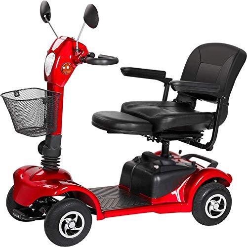 GAXQFEI Elektro-Rollstuhl, Elektroauto, Elektroauto, Mini-Scooter, faltbare Premium-Auto, Vierrad-Elektroauto, Elektroroller, Open Armlehne,