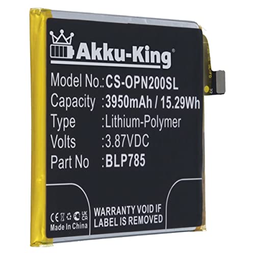 Akku kompatibel mit OnePlus BLP785 - Li-Polymer 3950mAh - für Nord AC2003