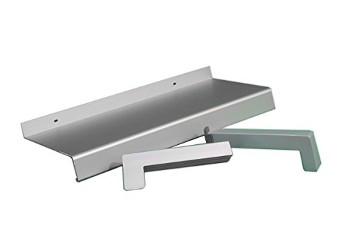 Bayram® Aluminium Fensterbank silber EV1 150 mm Ausladung Aussen Fensterblech (60, weiss)