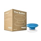FIBARO The Button Blue / Z-Wave Plus Drahtlose Tragbare Schalt-Knopf, Blau, FGPB-101-6