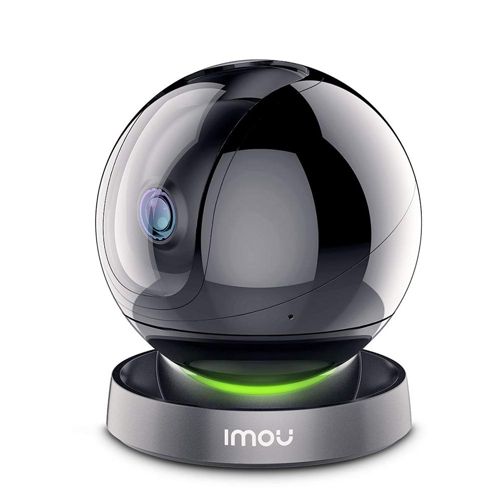 Imou Rex 2MP - Indoor PRO Dome Camera, Full HD 1080P with Auto Tracking, Built In Spotlight and 110dB Siren, AI Human & Abnormal Sound Detection, H.265, Black,IPC-A26LP-imou