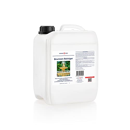 Hanse Pro Brunnen-Reiniger, 1 x 5000 ml I Wasser-Pflege I Reinigung I hält Wasser frisch und klar I verhindert Algen, Bakterien und Kalk