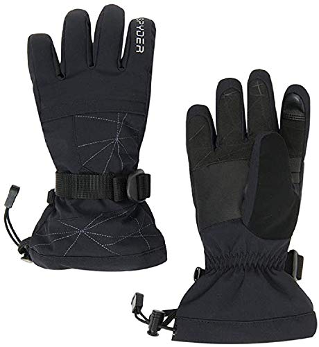 Spyder Jungen Overweb Handschuhe, Black, M
