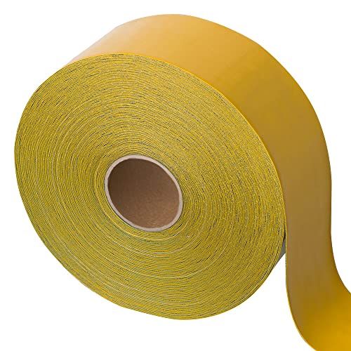 TMS PRO SHOP Bodenmarkierungsband Extern, glatt, langlebig, gelb, 10 cm, 50 m/Rolle aus Gewebe-Folie, Art.-Nr. 607074