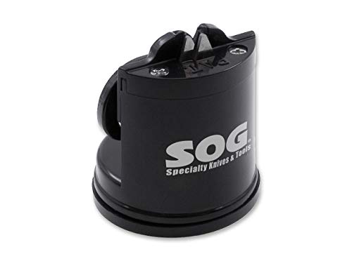 SOG Unisex – Erwachsene Countertop Sharpener Schärfgerät, Schwarz, 7
