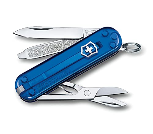 Victorinox Unisex – Erwachsene Taschenmesser Classic SD Colors, Deep Ocean, 58 mm