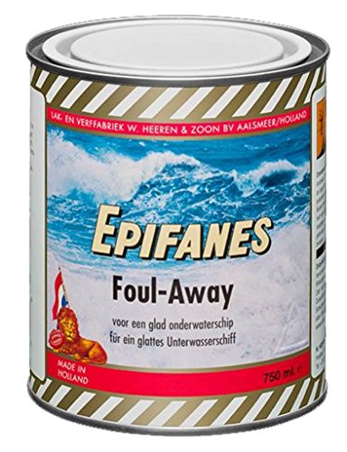 Epifanes Foul-Away weiss 750ml Foul Away Antifouling Selbstpolierende Unterwasserfarbe E6-32A
