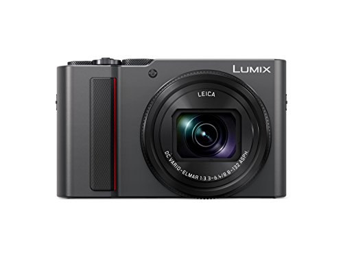 Panasonic LUMIX DC-TZ202EG-S Travelzoom Kamera (1-Zoll Sensor, 15x opt. Zoom, Leica Objektiv, Sucher, 4K, silber)