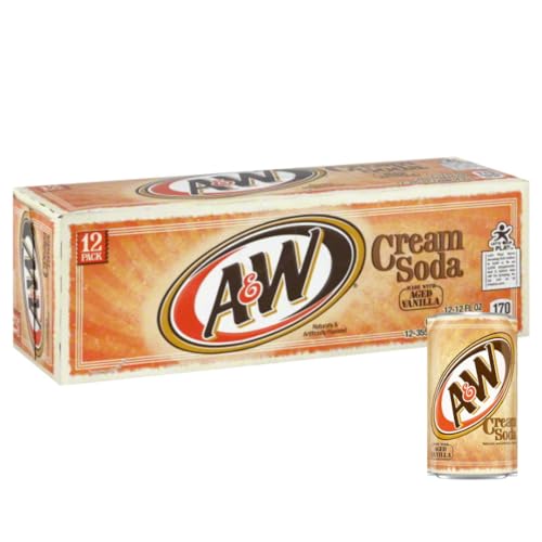 A&W - Cream Soda Root Beer Vanilla Flavor - 12 x 355 ml + Heartforcards® Versandschutz