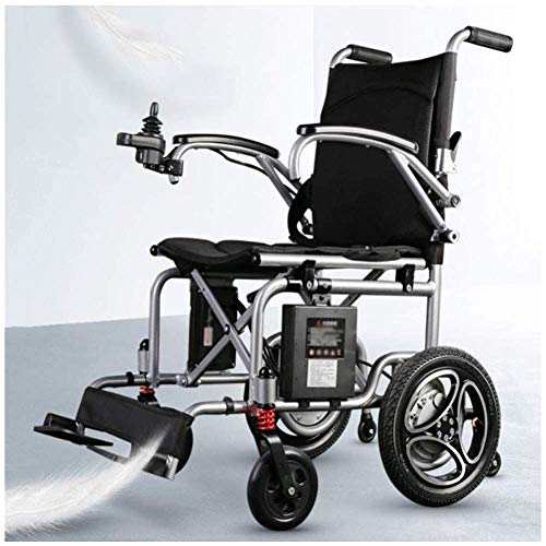 AOLI Elektro-Rollstuhl Leicht Öffnen/Falten in 1 Sekunde Lightest meisten Compact Power Chair Antrieb mit elektrischer Energie oder manuelle Rollstühle bis zu 15 Meilen Reichweite für Behinderte El