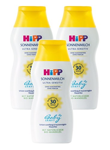 HiPP Babysanft Sonnenmilch, 3er Pack (3 x 200ml)