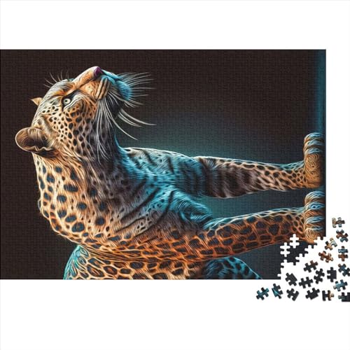 Jaguar-Puzzles für Erwachsene, 500 Teile, Spielzeug, Familien-Puzzlespiele, Geburtstagsgeschenke, Puzzle für Jungen und Mädchen, 500 Teile (52 x 38 cm)