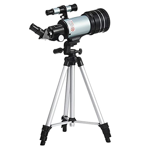 IF.HLMF 150X Teleskop für Kinder Astronomie Anfänger Erwachsene, 70mm HD Refraktor Teleskop mit Stativ, für Vogelbeobachtung Wanderkonzert Reisen