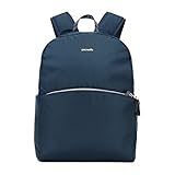 Pacsafe Stylesafe Backpack, großer Daypack für Damen, Anti-Diebstahl Tasche, Schulterrucksack mit Diebstahlschutz, Sicherheits-Features - 12 Liter, Uni, Navy/Blau