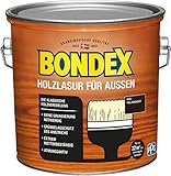 Bondex Holzlasur für Aussen rio palisander 2,5L Holzschutzlasur Holz Lasur